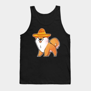 Cute dog shiba inu mexico cinco de mayo Tank Top